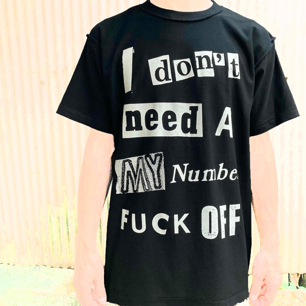 更新0908□CATANA_My Number Fuck Off Inside out Tee□Pre order