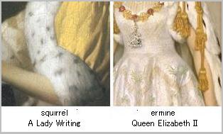 Queen Elizabeth II in Coronation Robes/A Lady Writing
