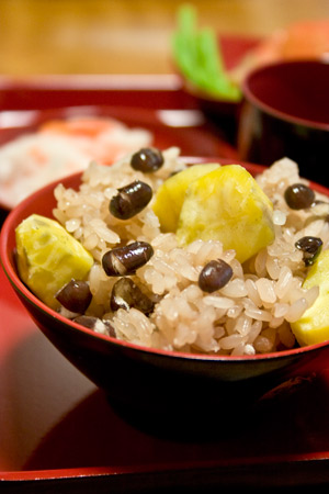 栗入りお赤飯