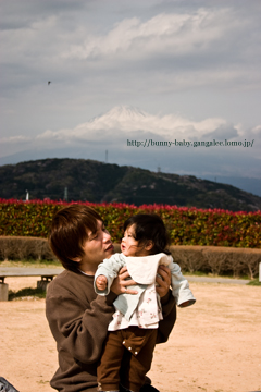 sinさんときのこと富士山