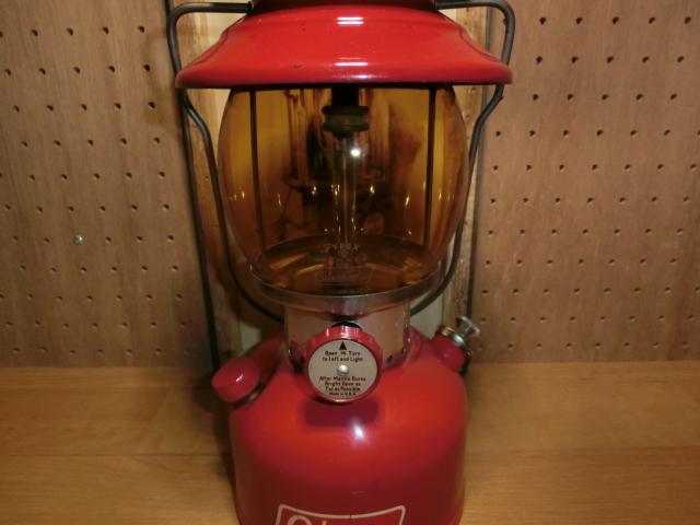 リプロ コールマンランタン 200A 242 パイレックス ロゴ入りアンバー