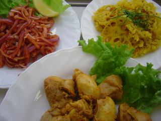 インド料理教室本日の完成品