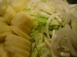 エッグブジヤに使う野菜