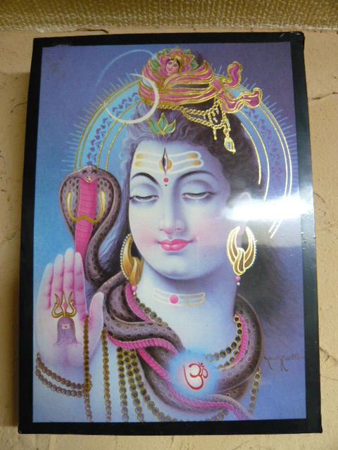 インド大衆宗教版画　ガネーシャ神