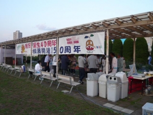 歓談中