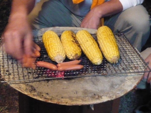 コーン焼く