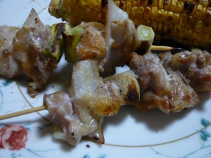 焼き鳥できあがり