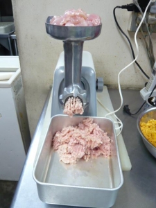 ひき肉を作る