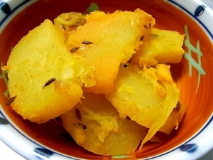 じゃがいものドライカレー