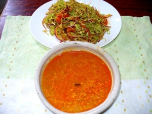 キーマカレー&カチュンバ