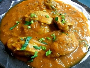 砂肝のカレー