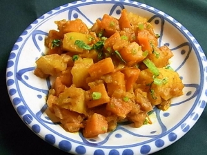 人参のドライカレー