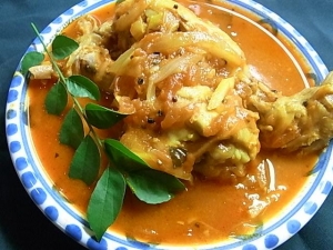 チキントマトカレー