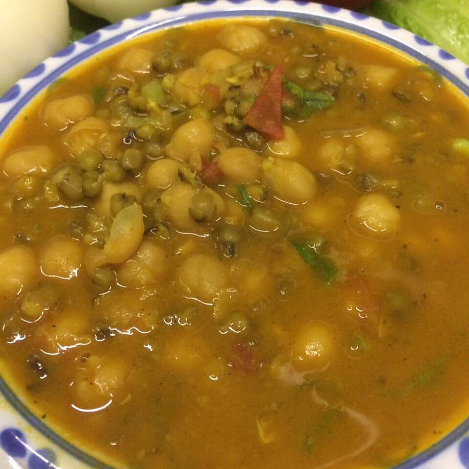 緑豆とひよこ豆のカレー インド人シェフのブログ
