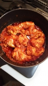 チキン投入