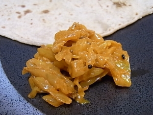 キャベツと大根のサブジ