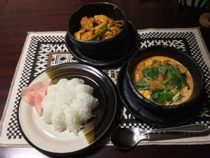 きのこカレー・タワチキン