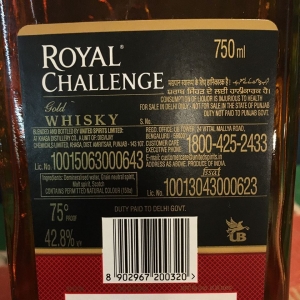 Royal Challenge Whisky