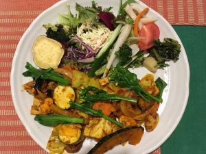 サラダカレー