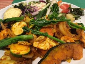 サラダカレー
