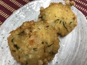 じゃがいもとタピオカの天ぷら