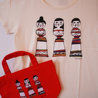 こけしTシャツ&バッグ