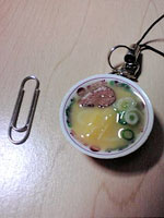 天下一品オリジナルラーメンストラップ