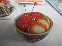 待ち針つき