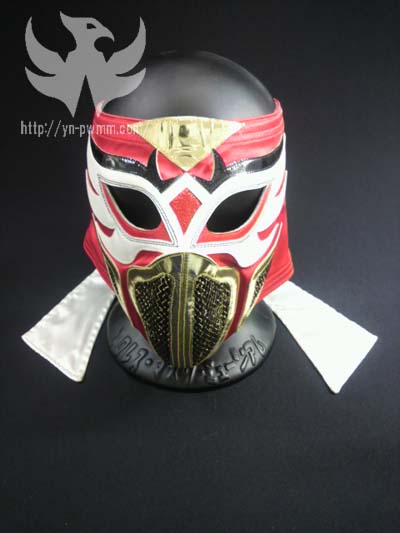 シルバーグレー サイズ ハヤブサ マスク サイン入り FMW プロレス
