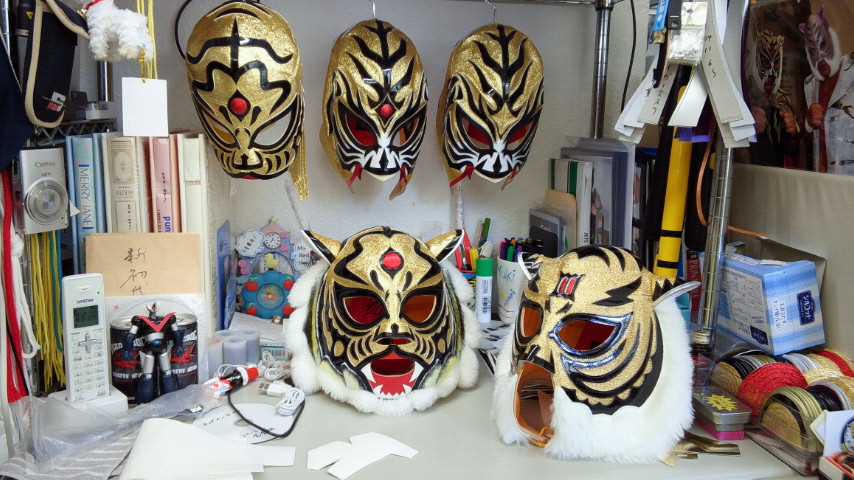 新 初代タイガーマスク 製造工房 プロレス マスク ワールド Tiger Arts Mask Bankブログ