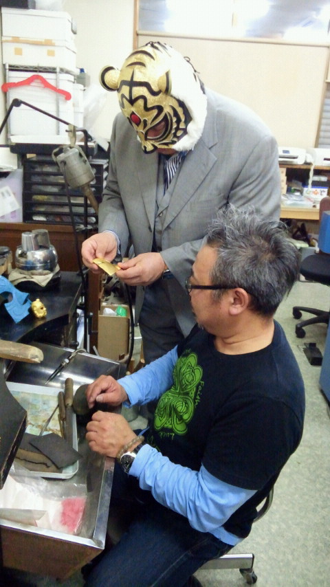 覆面屋工房製 タイガーマスクW プロレスマスク （タイガーマスク 佐山 