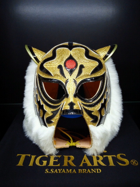 YN製4代目タイガーマスク新日本プロレス50周年記念大会実使用のプロレスマスク