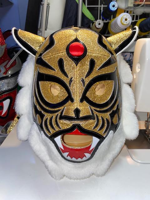 初代タイガーマスクのマスク～制作途中 1～ | プロレス・マスク