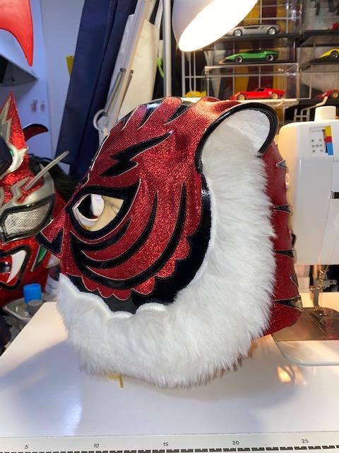 初代タイガーマスク Ⅲマーク 赤×金ハーフ MGE | プロレス・マスク・ワールド/TIGER ARTS/MASK BANKブログ