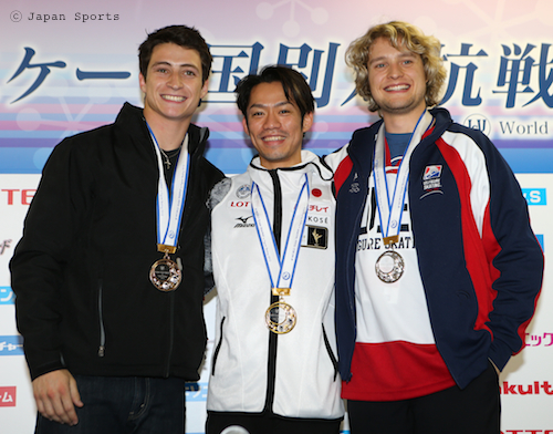 Scott MOIR スコット・モイア Daisuke TAKAHASHI 高橋大輔 Charlie WHITE チャーリー・ホワイト © Japan Sports