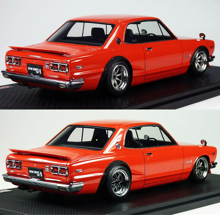 1/18 ハコスカ Red」 2種の違い | ignition model