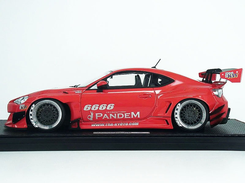 DCN トヨタGT86 パンデムV3 桜 1/18 Amazon | DCM 1/18 Toyota ミニカー GT86 86 GT PANDEM パンデム