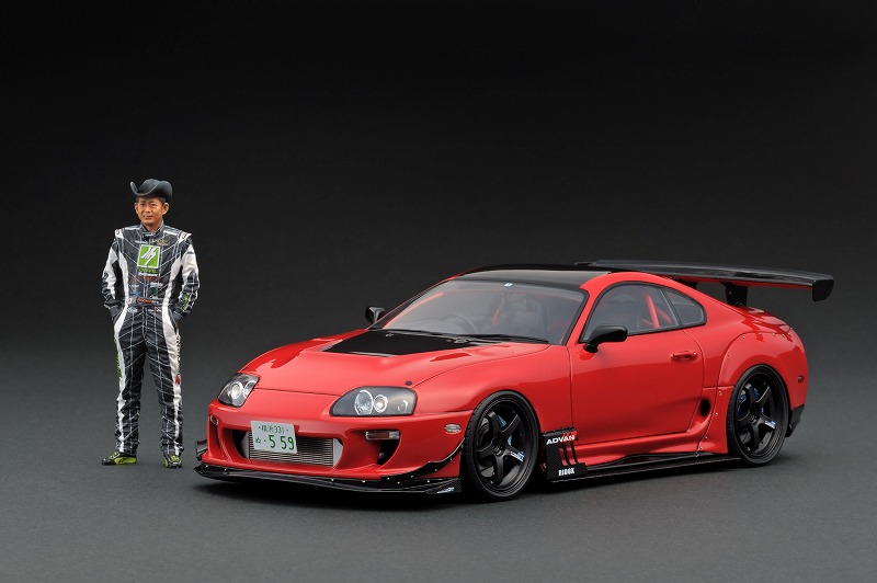 イグニッションモデル 1/18 トヨタ スープラ MAX織戸氏の愛車 1/18 フィギュア付きモデル 第4弾 受注予約スタート