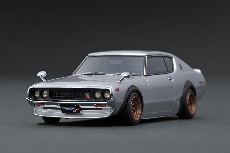 イグニッションモデル　ケンメリ4ドアGT-X 1/18グリーン　ig0971 Amazon | 京商 1/18 ドア類開閉、タイヤ回転舵取り 日産