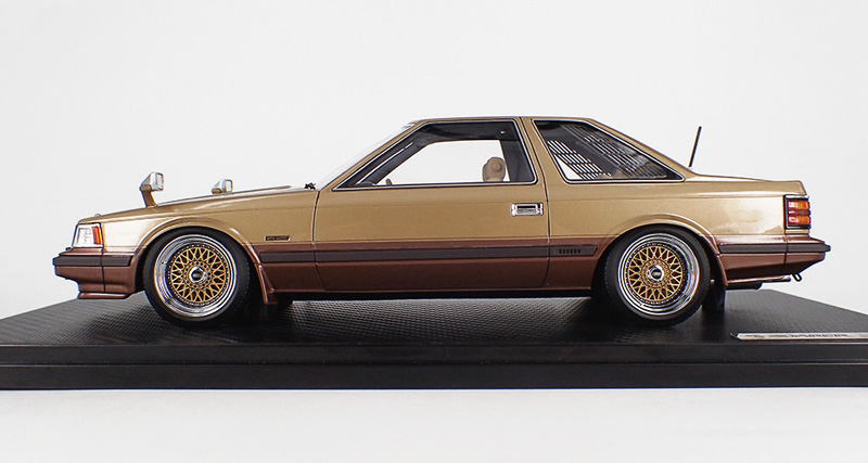 1/18 トヨタ ソアラ 2800GT Extra (Z10) 前期型 ゴールドII (BBS RS 17