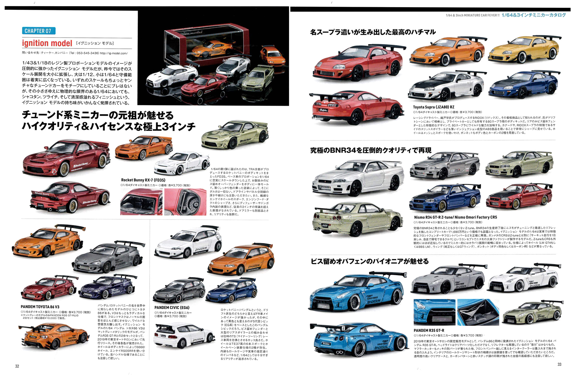 イグニッションモデル PANDEM GTR セット イグニッションモデル 1/64