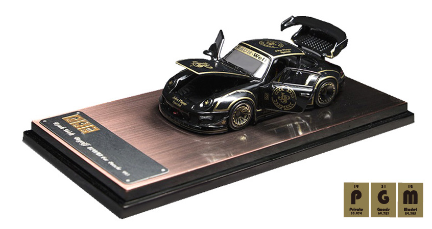 絶版PGM 1/64 RWB993 黒/金　JPS 1/64 PGM 新作「RWB 993 」受注予約スタート！ | ignition model