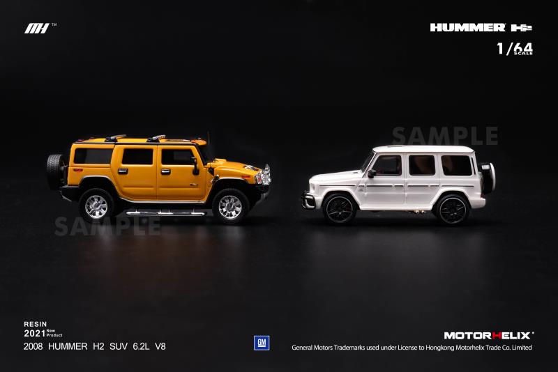 モーターヘリックス新製品 : 1/64スケール「ハマーH2 SUV＆SUT」が新