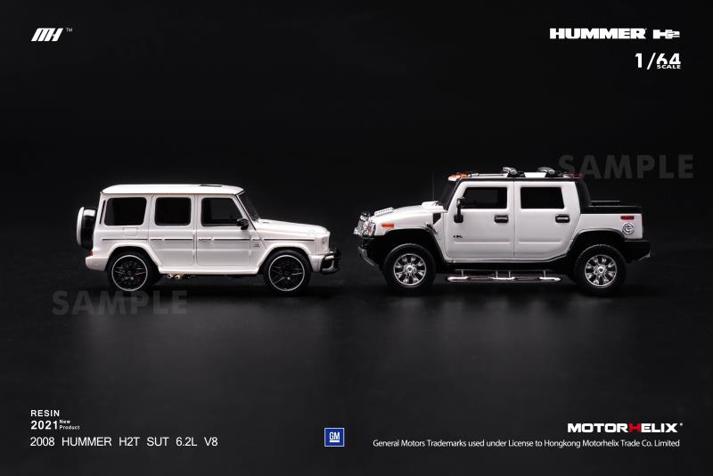 モーターヘリックス新製品 : 1/64スケール「ハマーH2 SUV＆SUT」が新