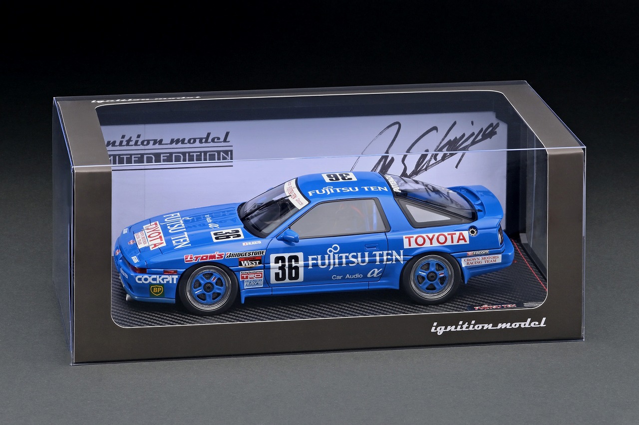 トヨタ スープラ 富士通テン トムス MA70 1/18 イグニッションモデル トヨタ スープラ 富士通テン トムス MA70 1/18 イグニッションモデル