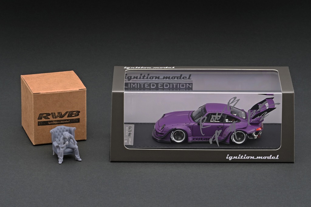 1/43フィギュア付 WEB限定モデル「RWB 993 rotana」3/8(月) 受注