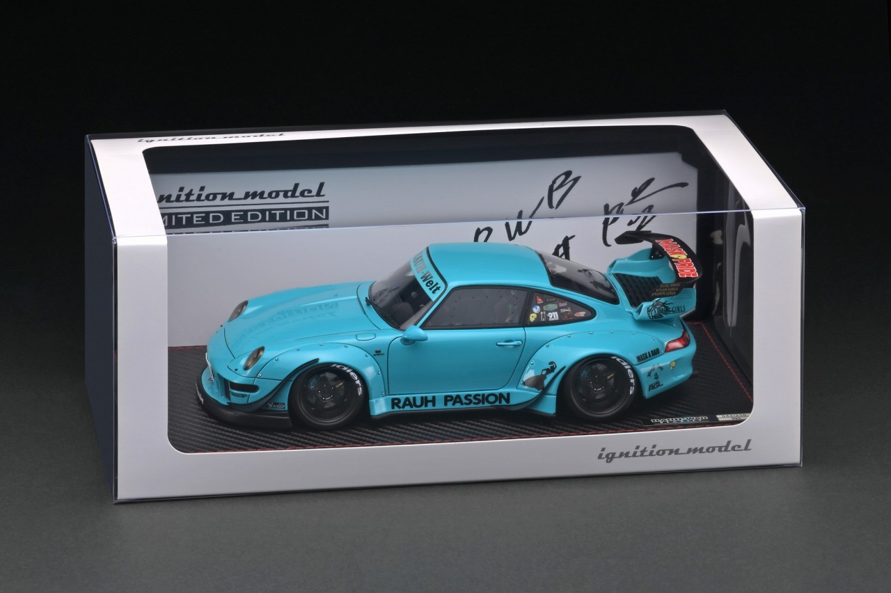 告知：WEB限定モデル「1/18 RWB 993 RAUH PASSION 」9/27 (月) 受注