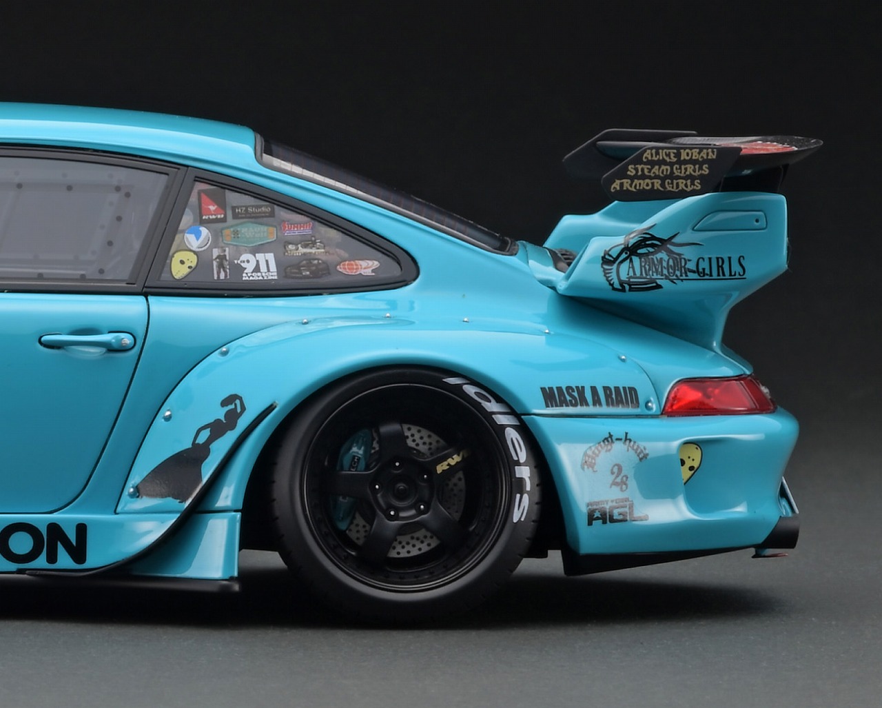 RWB993 RAUH Passion23/250限定1/18 RWB 993 Rauh Passion (Diecast Car) - HobbySearch Diecast Car