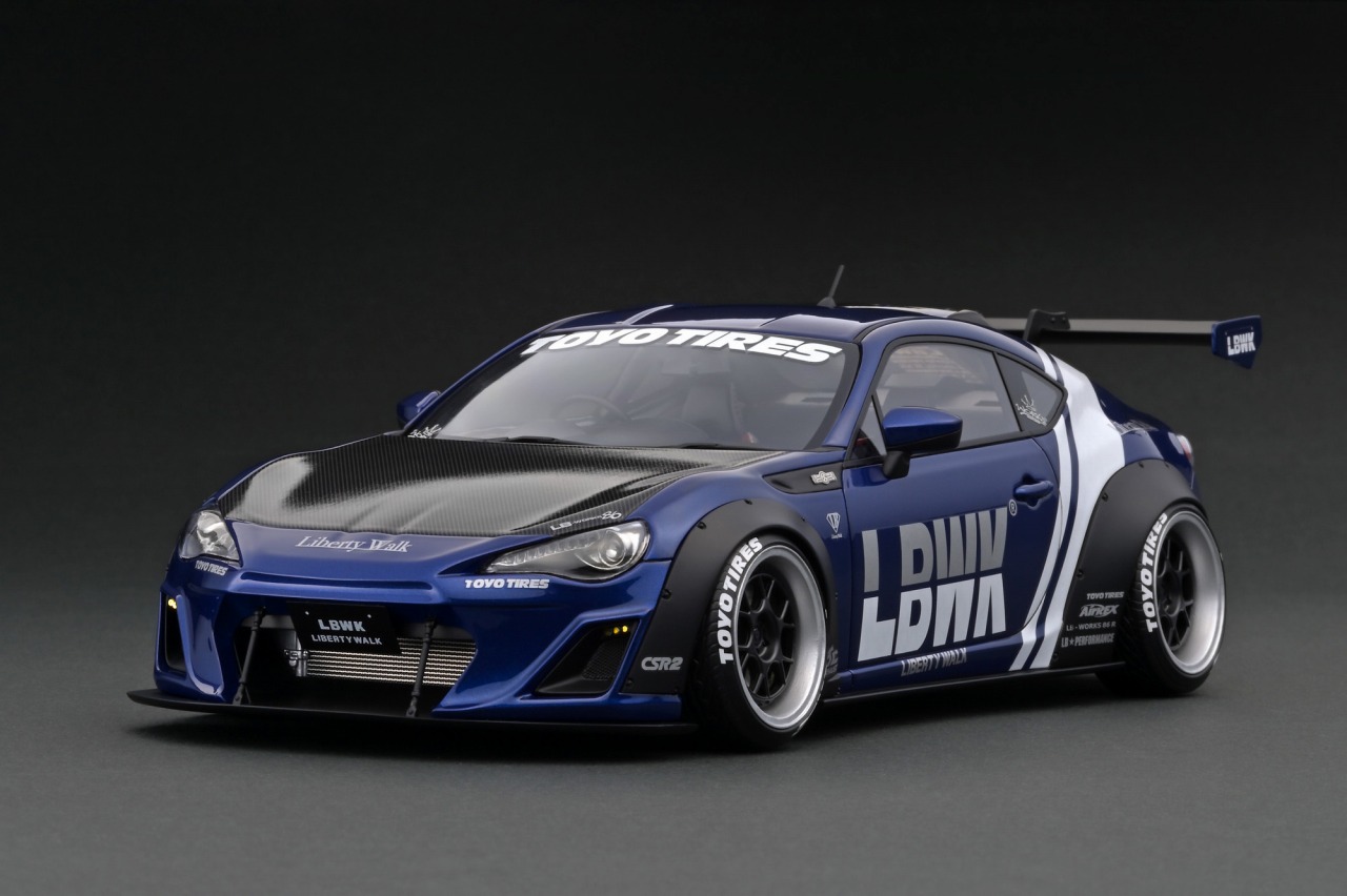 1/18 スケール「LB ☆ nation TOYOTA 86」カラーサンプルUP