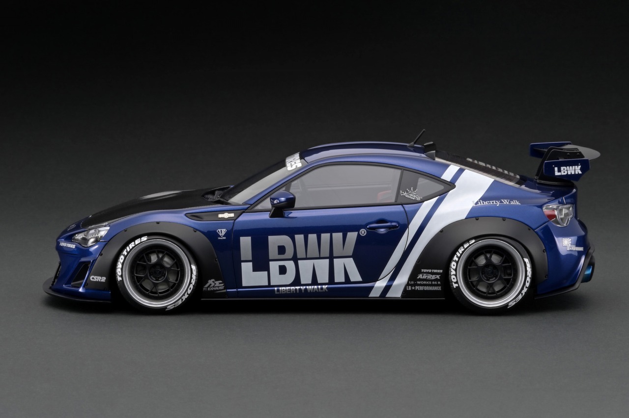 1/18 スケール「LB ☆ nation TOYOTA 86」カラーサンプルUP